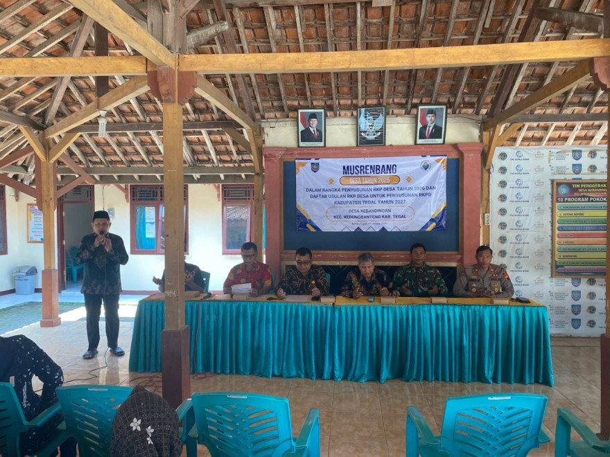 Musrenbangdes 2025: Desa Kebandingan Susun RKPDes 2026 dan Usulan RKPD Kabupaten Tegal 2027