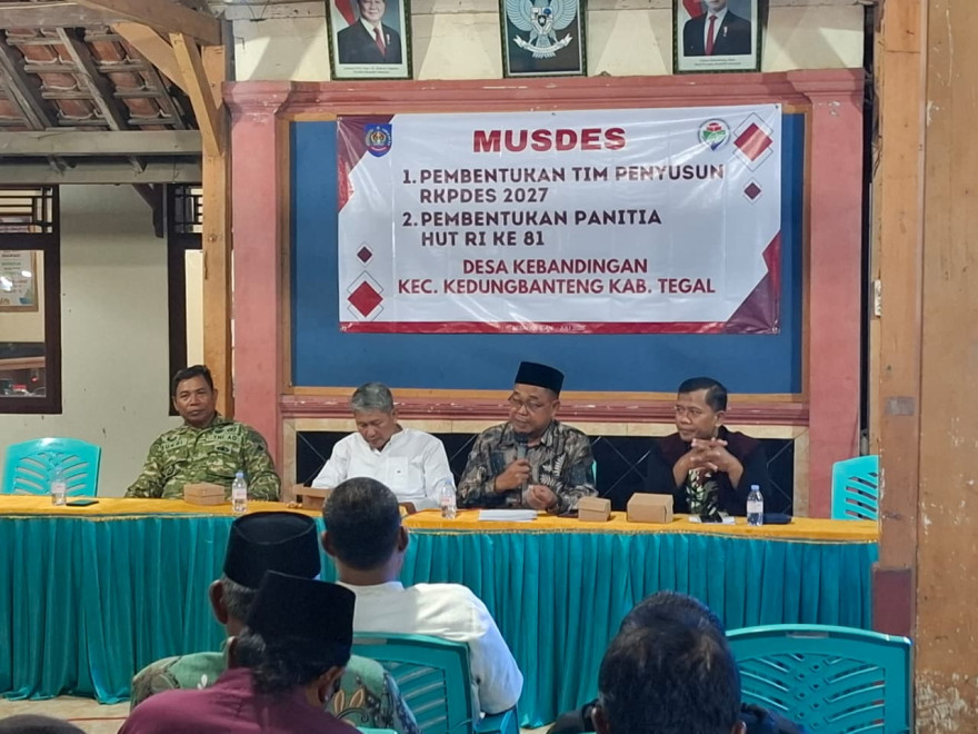 Musdes Penetapan BPD, Tim RKPDes 2027, dan Panitia HUT RI